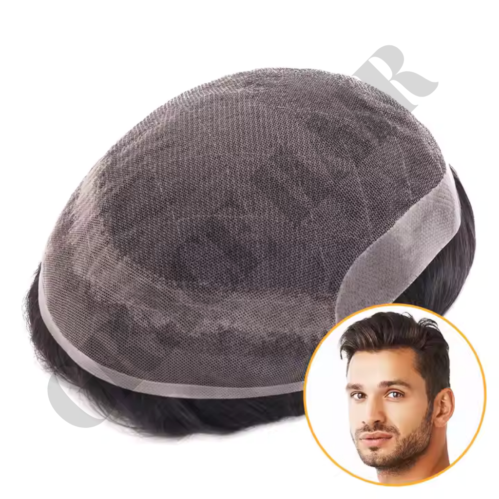 Dark Walnut French Lace Human Hair