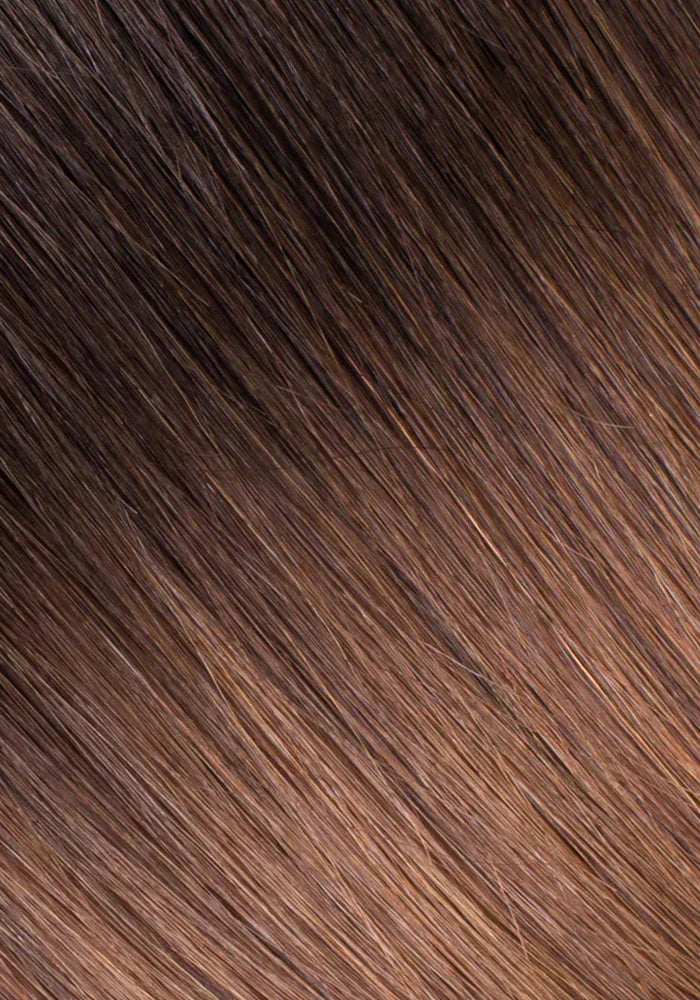 (#1b/17) Rooted Off Black/Almond Brown 18