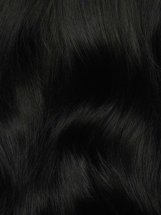 (#1B) Off Black Tape-in hair extension