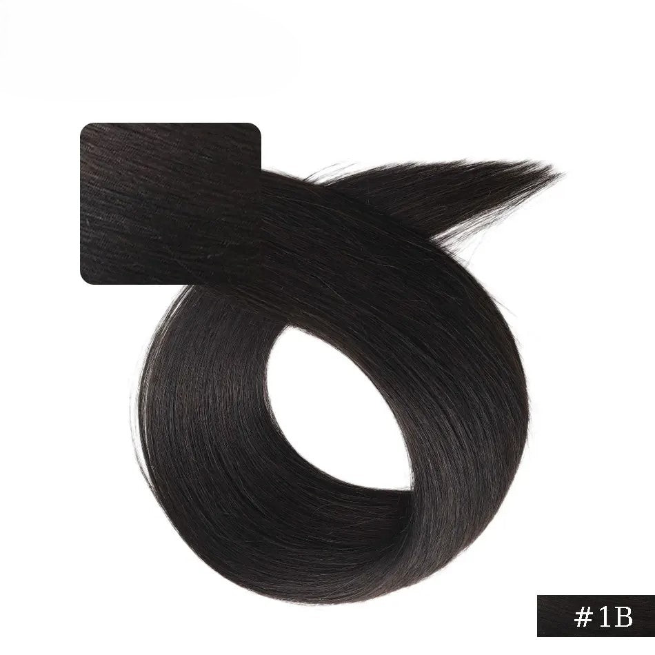 (#1B) Off Black Tape-in hair extension