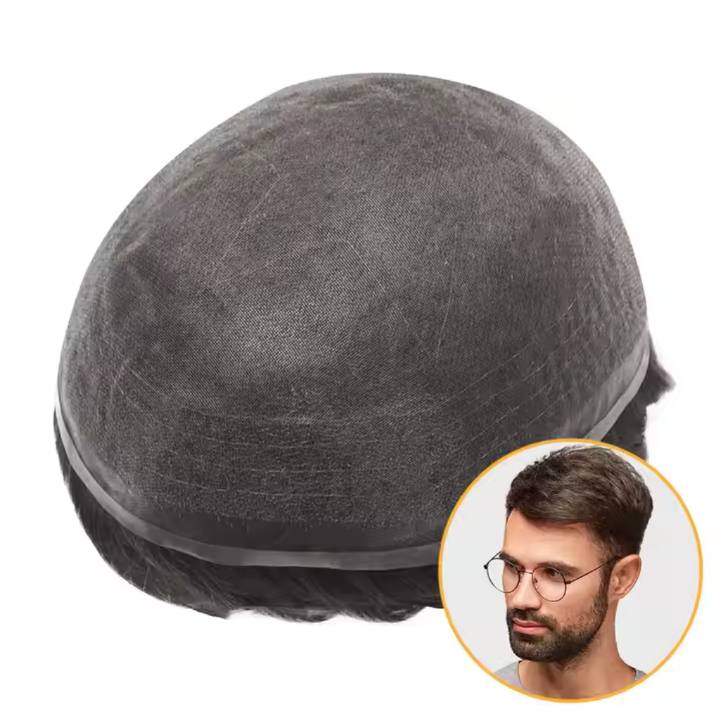 Brown Human Hair Mono Base 8"x10"