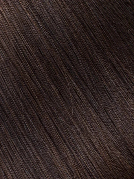 (#2) Dark Brown Weft hair extension