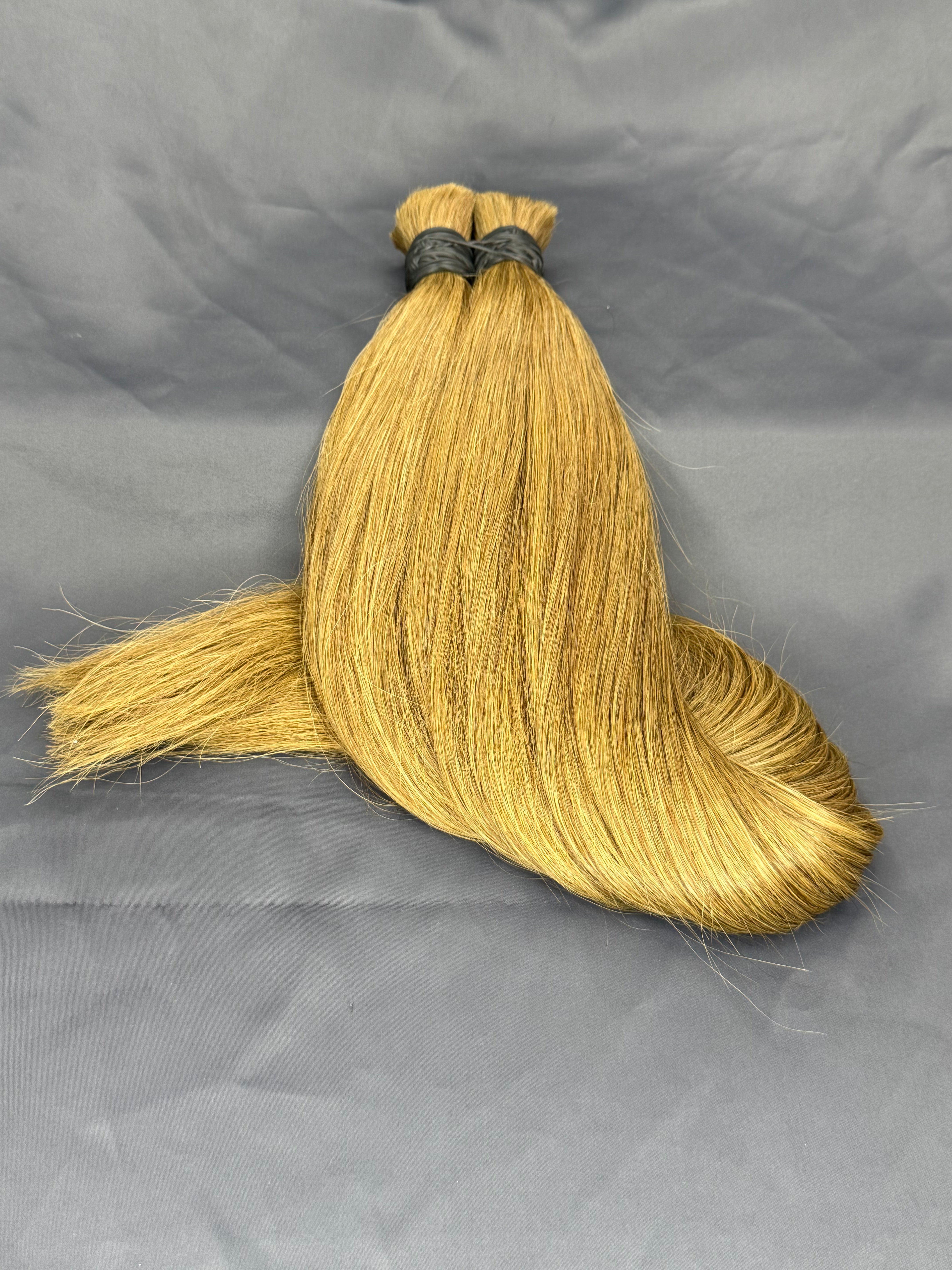 (#7) Almond Blonde Weft hair extension