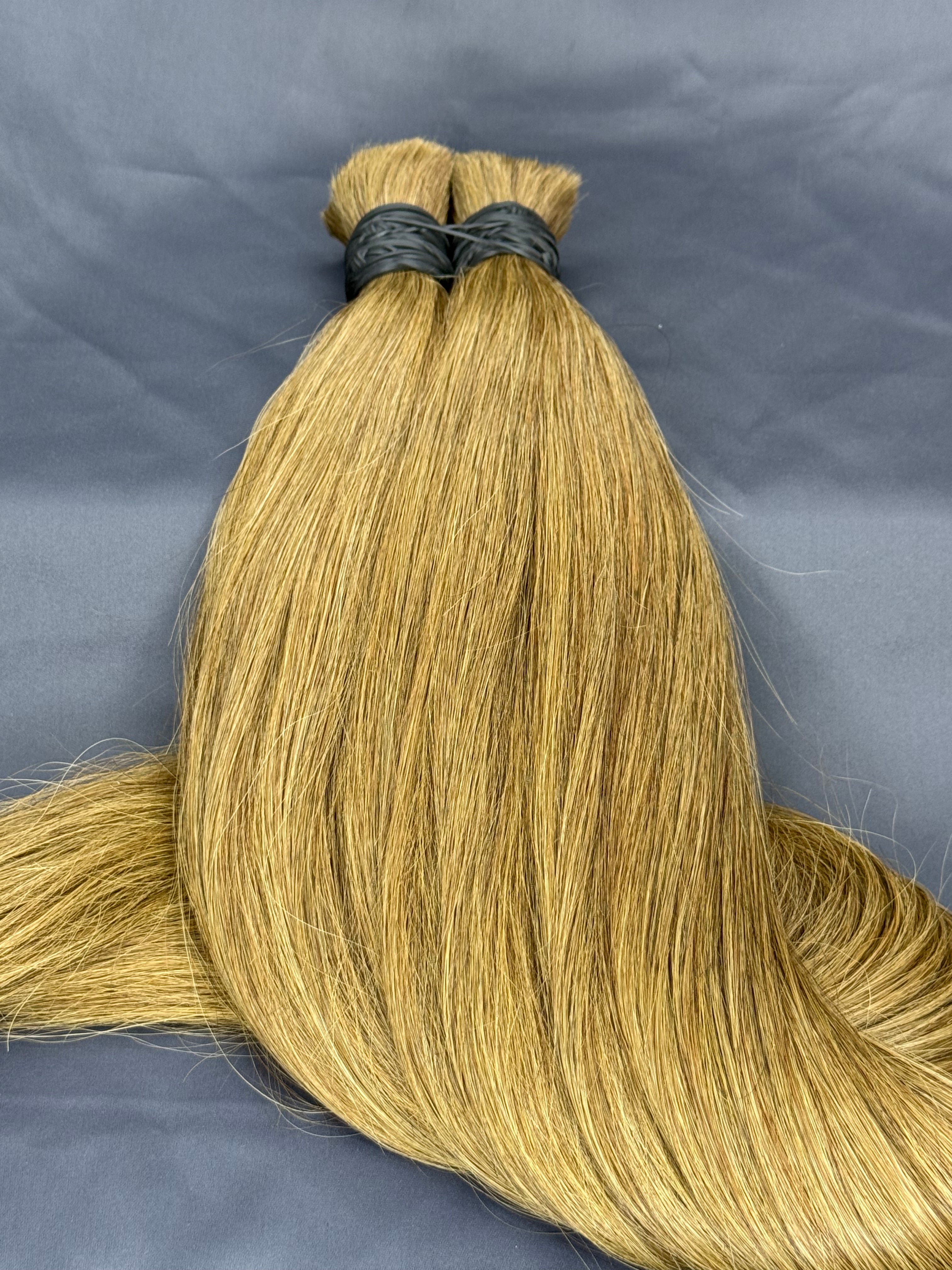 (#7) Almond Blonde Weft hair extension