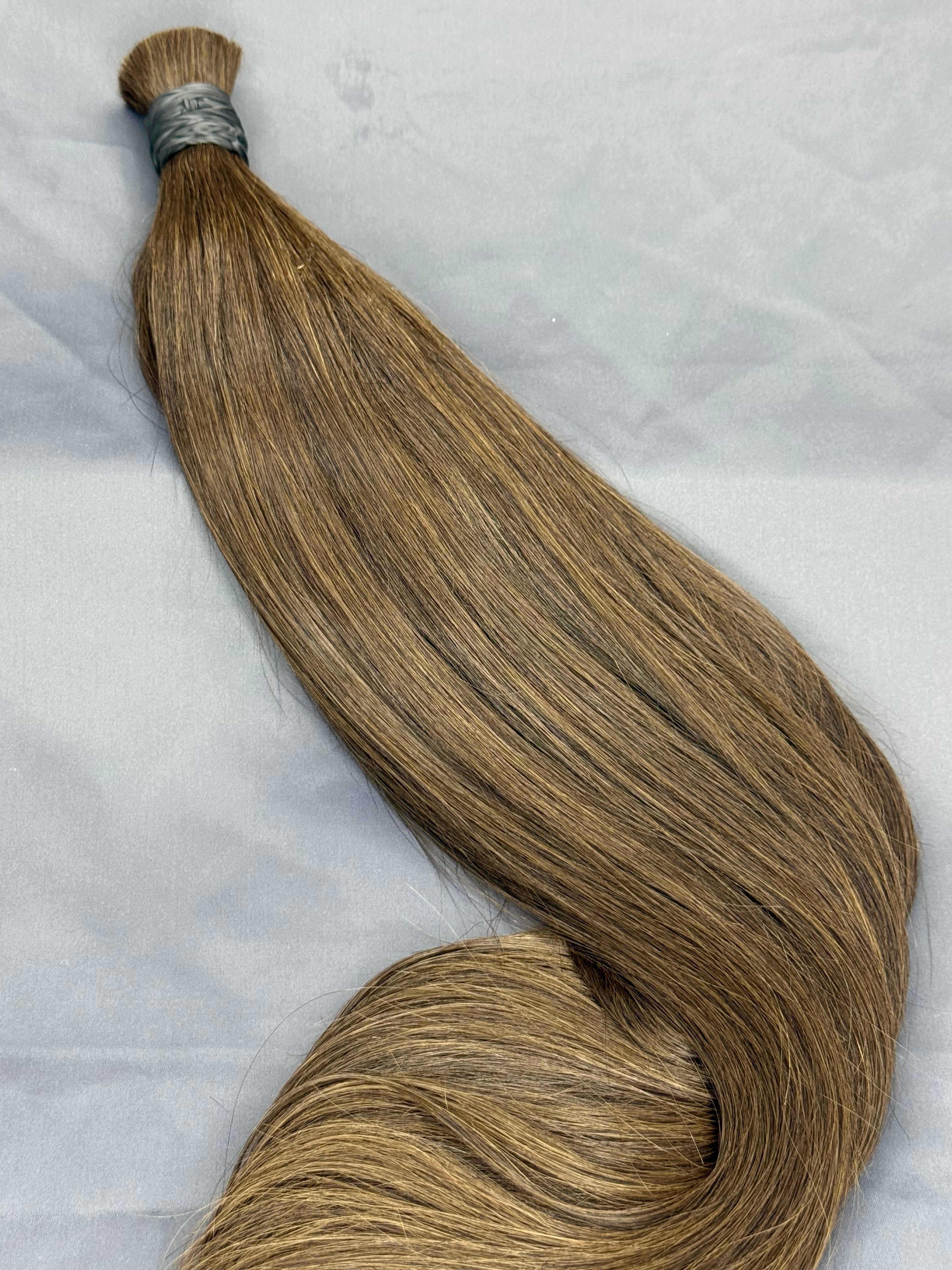 (#2) Dark Brown Weft hair extension