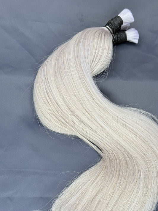 Silver Flat type keratin 1g/strand