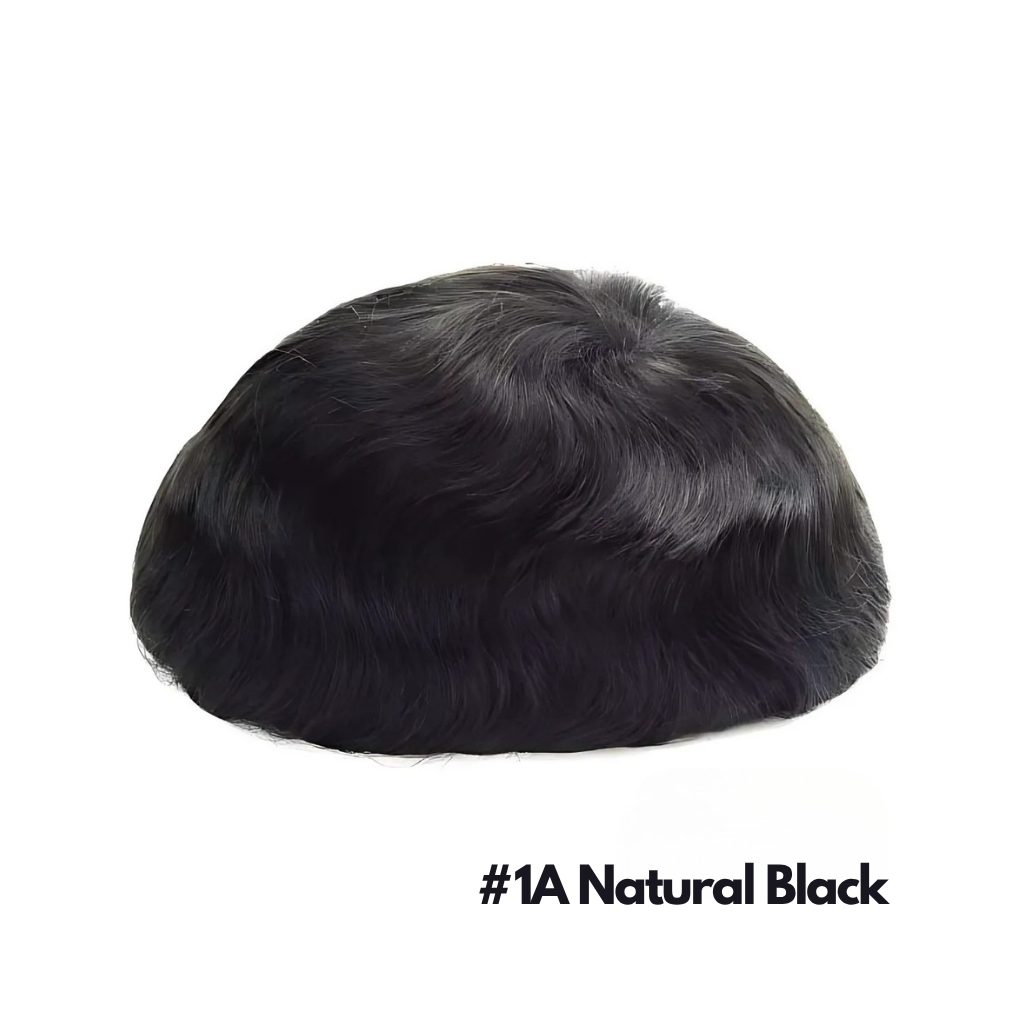 Natural Black Human Hair Mono Base 8"x10"